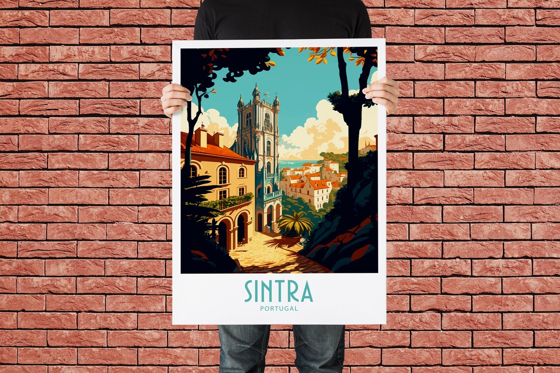 Sintra Portugal Home Decoration Wall Art Print - Image 2