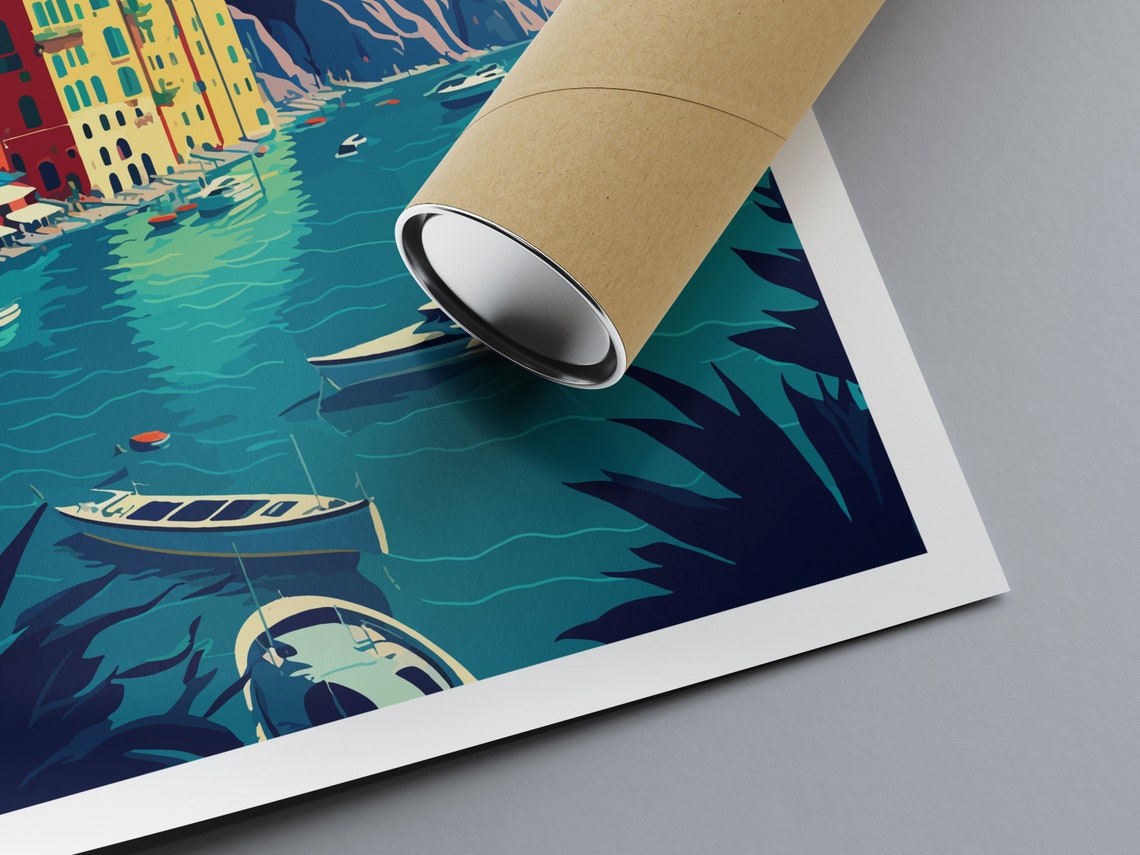 Portofino Portofino Poster Portofino Print Italian Riviera Italy Poster Portofino Italy Portofino Art Portofino Wall Art - Image 3