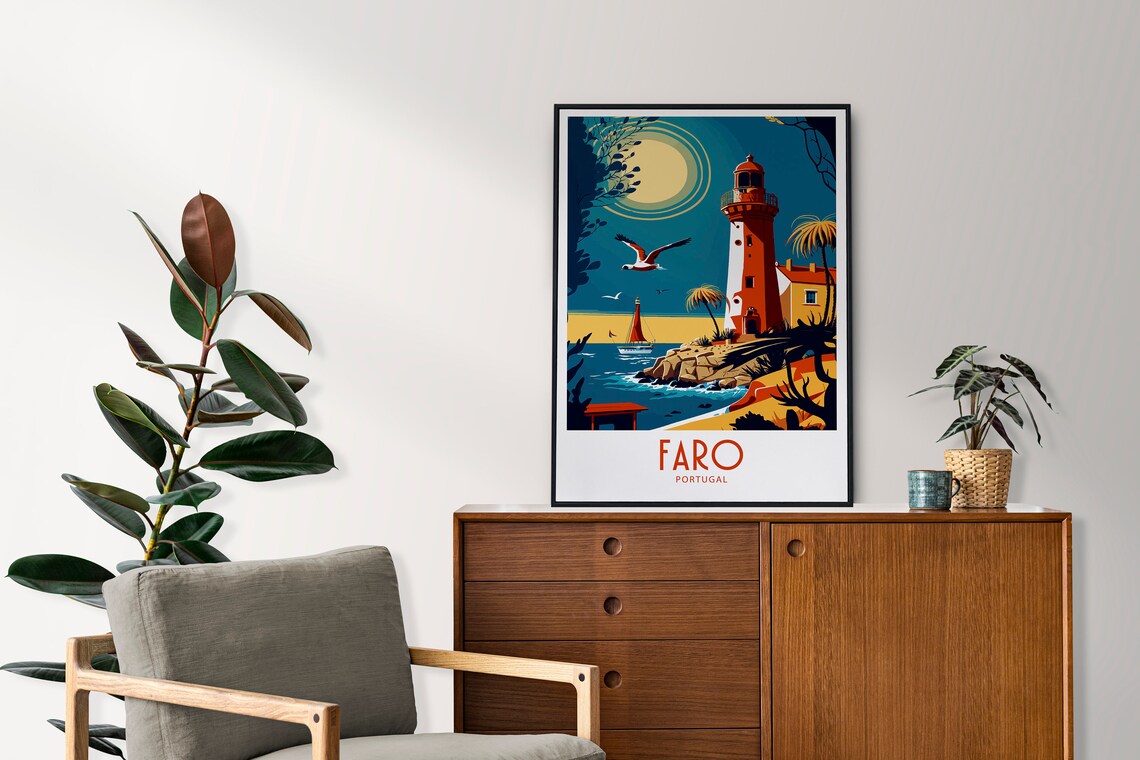Faro Spain Travel Poster, Europe Wall Decor - Image 4