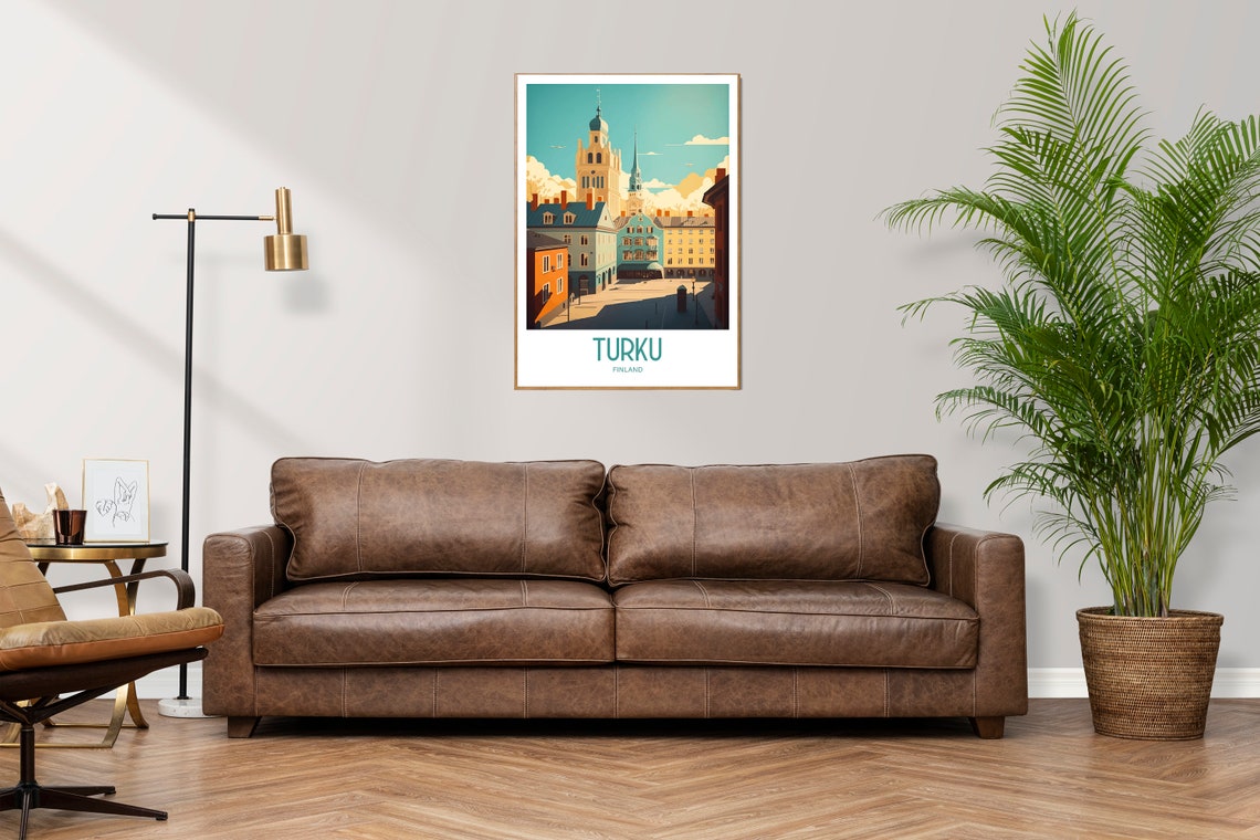 Turku Travel Poster, Finland Wall Art - Image 3
