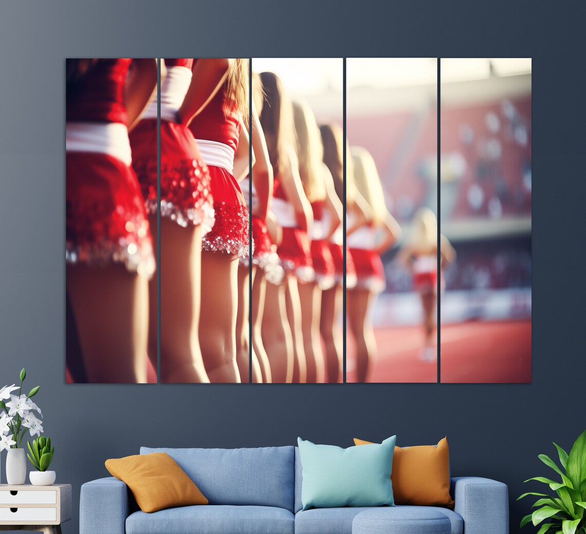 Cheerleading Art Print, Cheerleader Gift - Image 2
