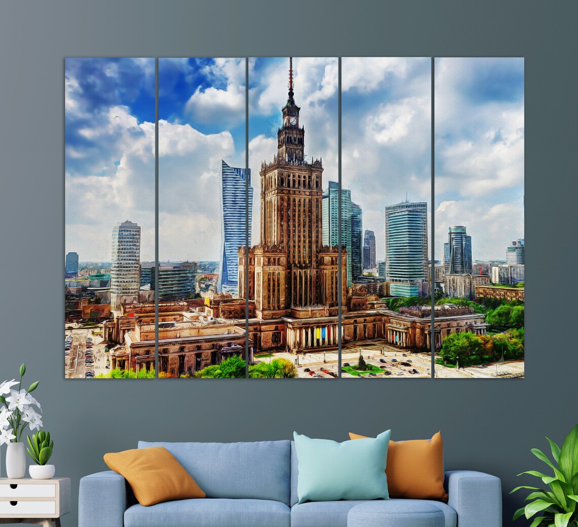Palace Of Culture And Science, Warsaw Art Print - Image 3
