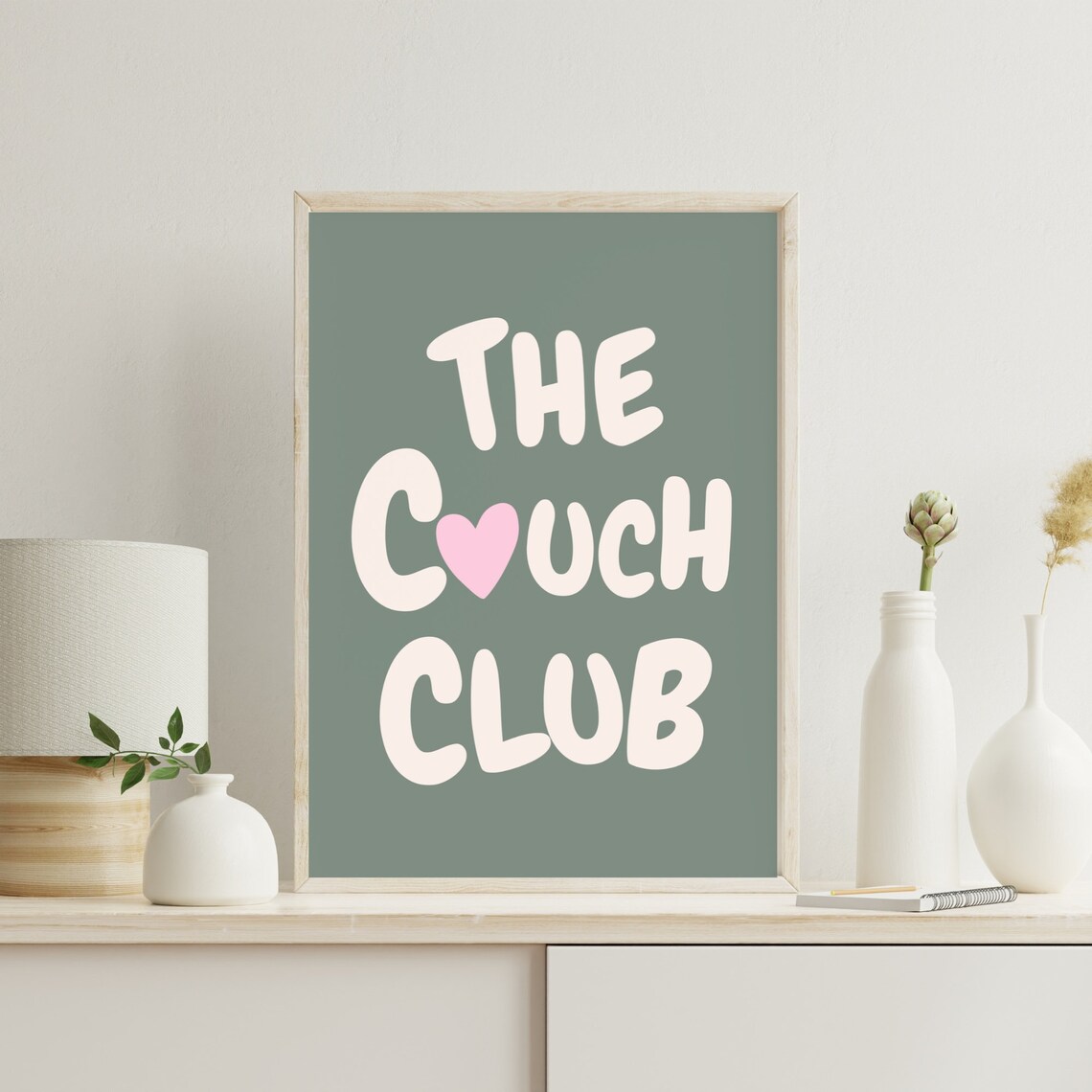The Couch Club Quote Art, Minimalist Poster - Image 2