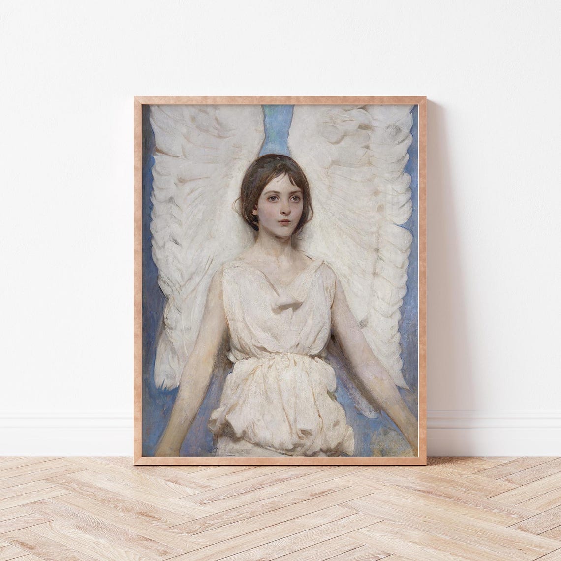 Abbott Thayer Angel With White Wings Classic Religious Art Print