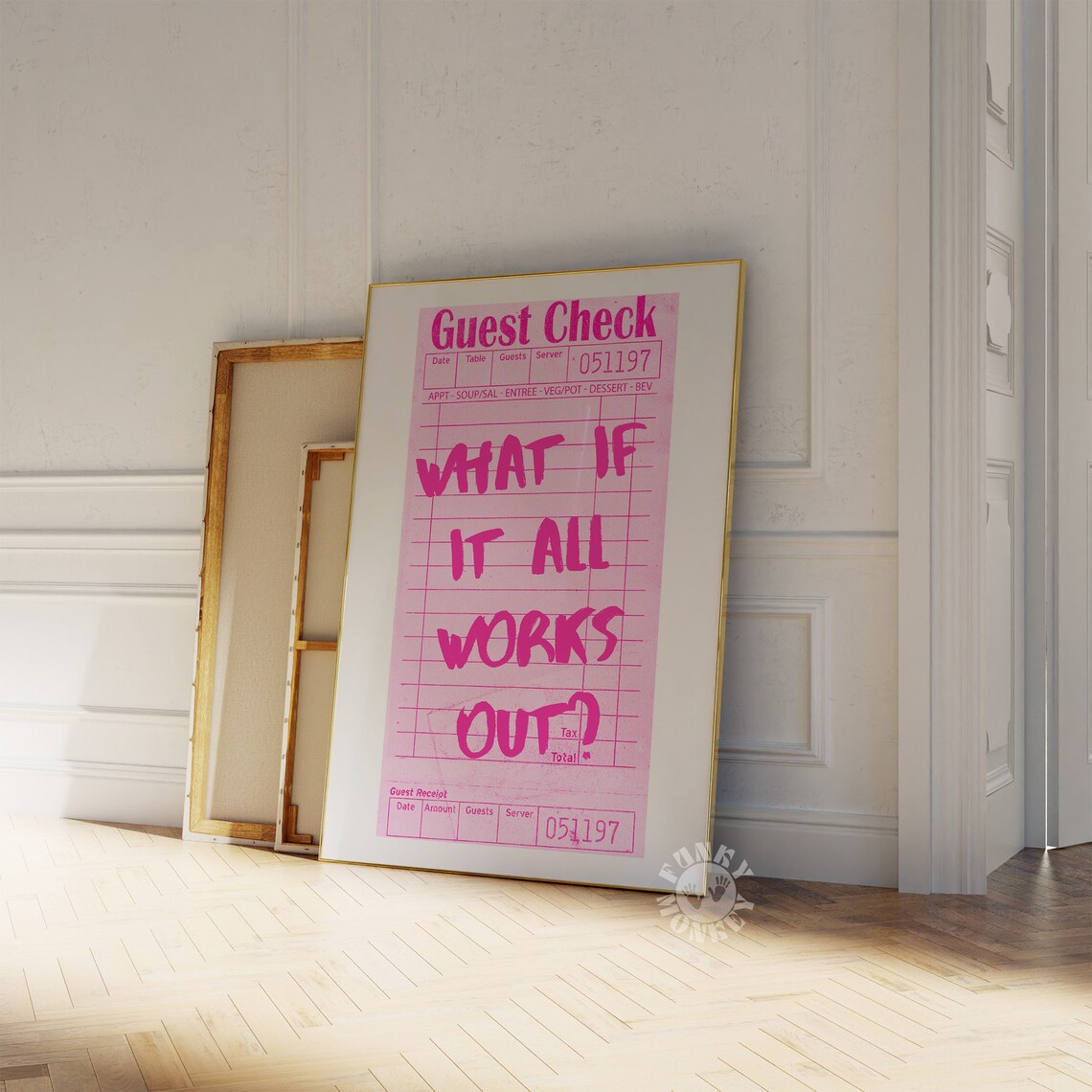 What If It All Works Out Guest Check Poster