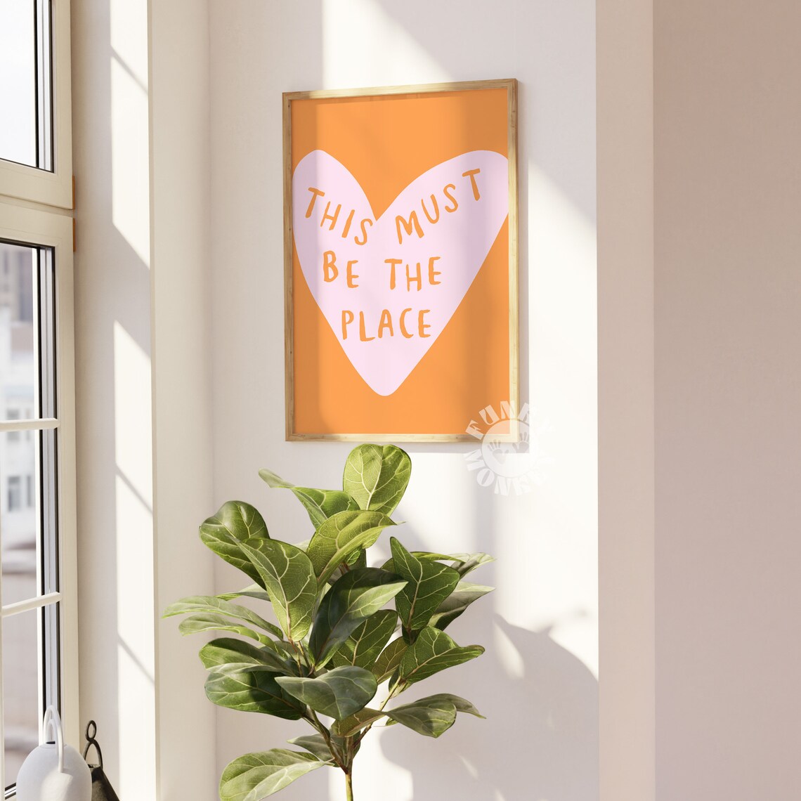 This Must Be The Place Poster, Preppy Apartment Decor