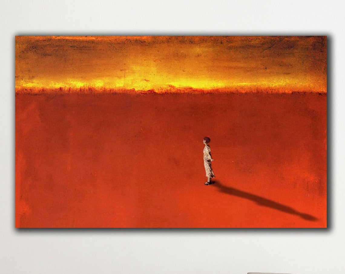 Mark Rothko New Forms Abstract Canvas Art Print Red And Yellow