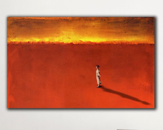 Mark Rothko New Forms Abstract Canvas Art Print Red And Yellow