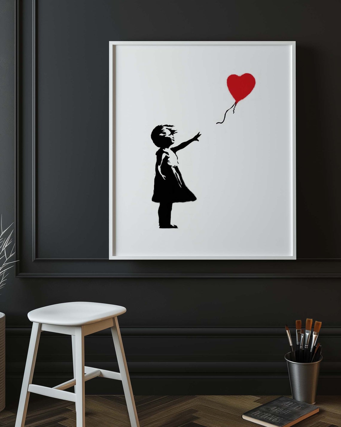 Banksy Red Balloon Girl Poster Banksy Graffiti Wall Art Prints Instant Modern Home De Cor - Image 2
