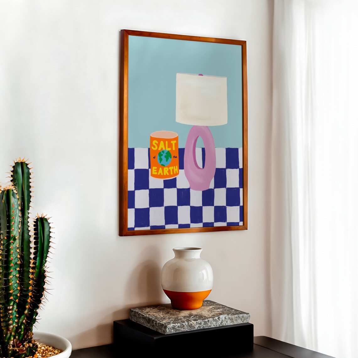 Salt And Light Retro Aesthetic Christian Art Print - Image 2