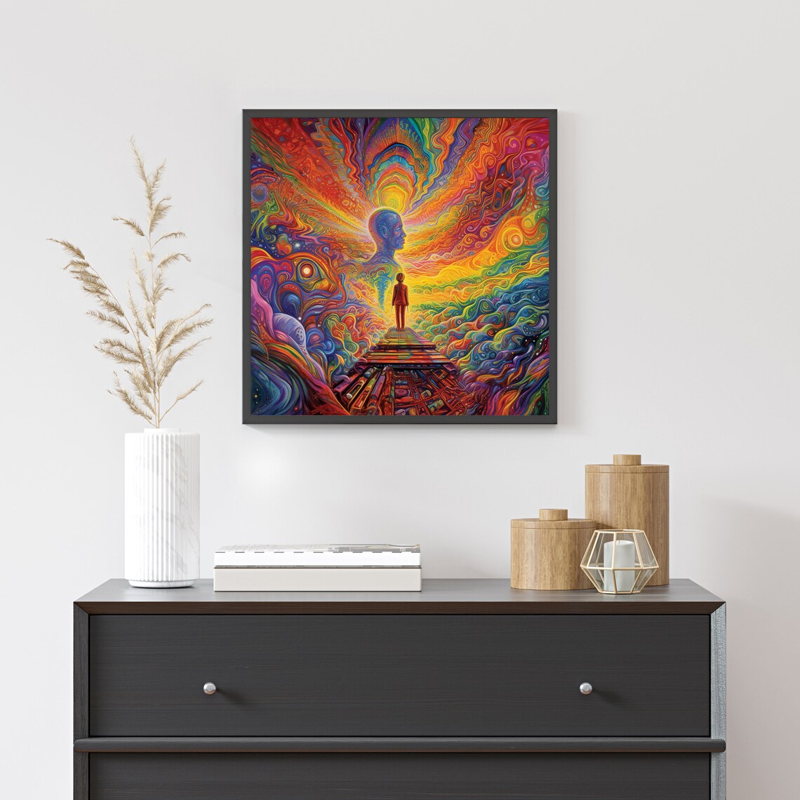 Psychedelic Colorful Paradigm Shift Art Print - Image 4