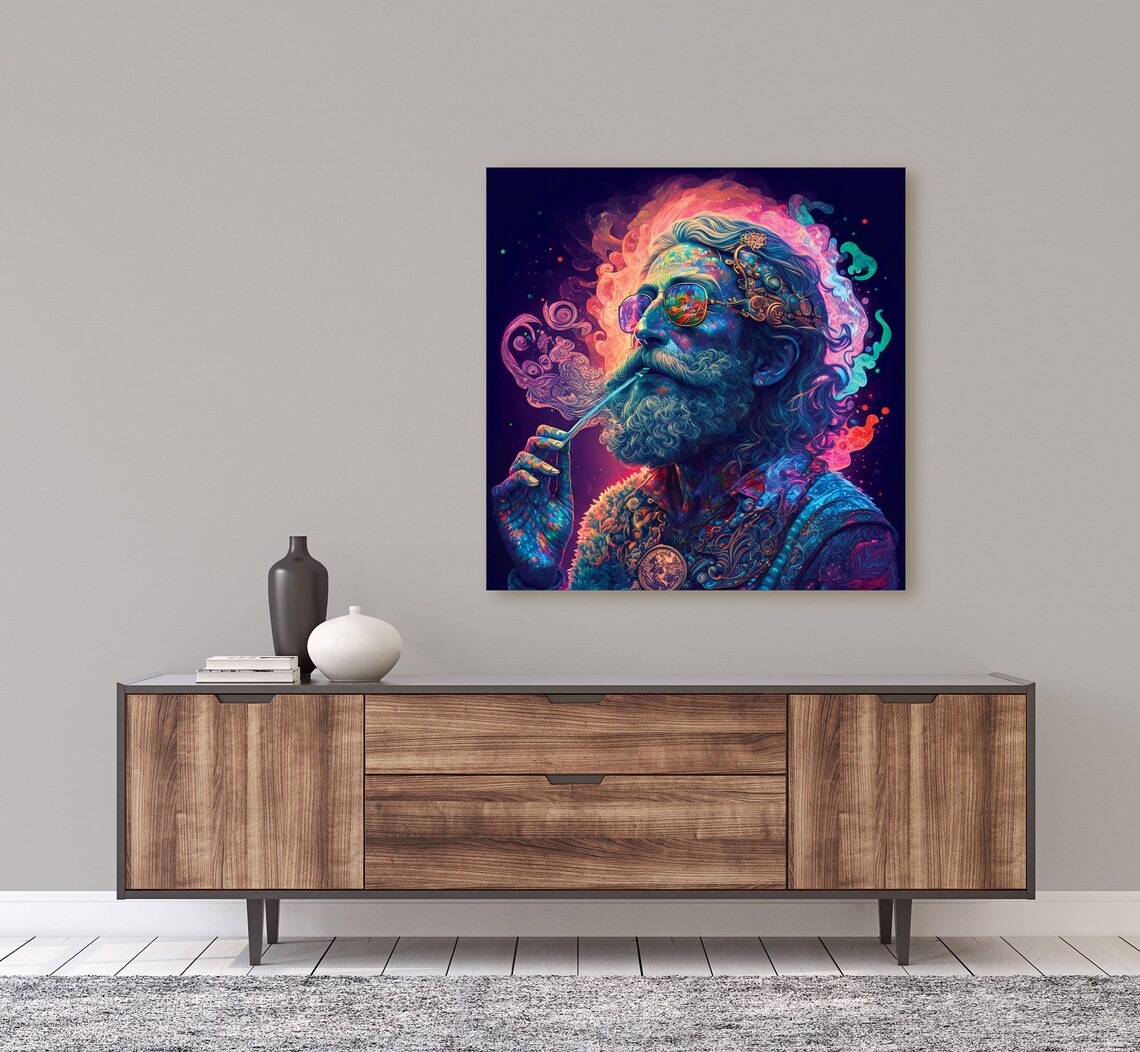 Psychedelic Cancer Zodiac Horoscope Art Print - Image 3