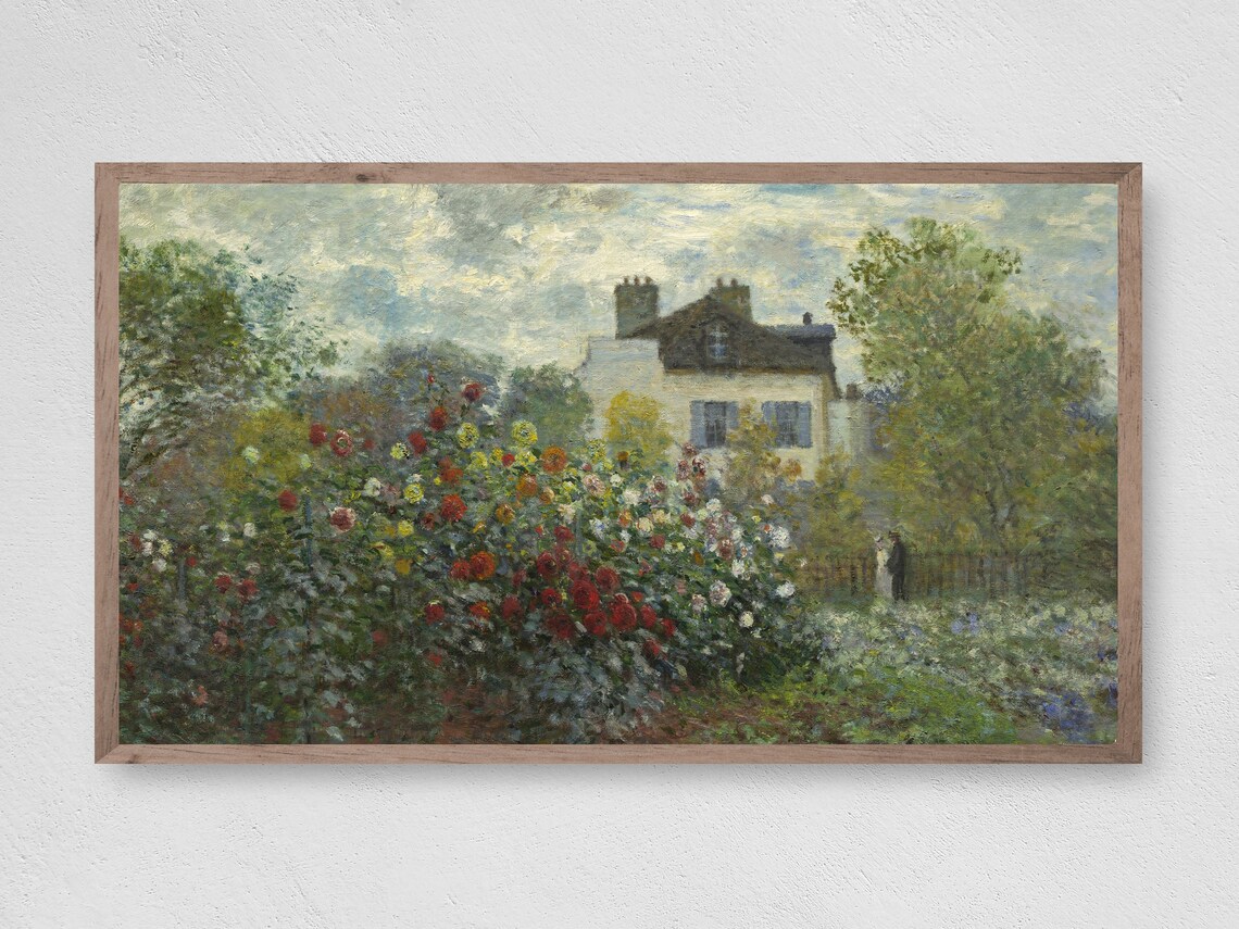 Artist Garden Frame TV Art, Modern Wall Art Print