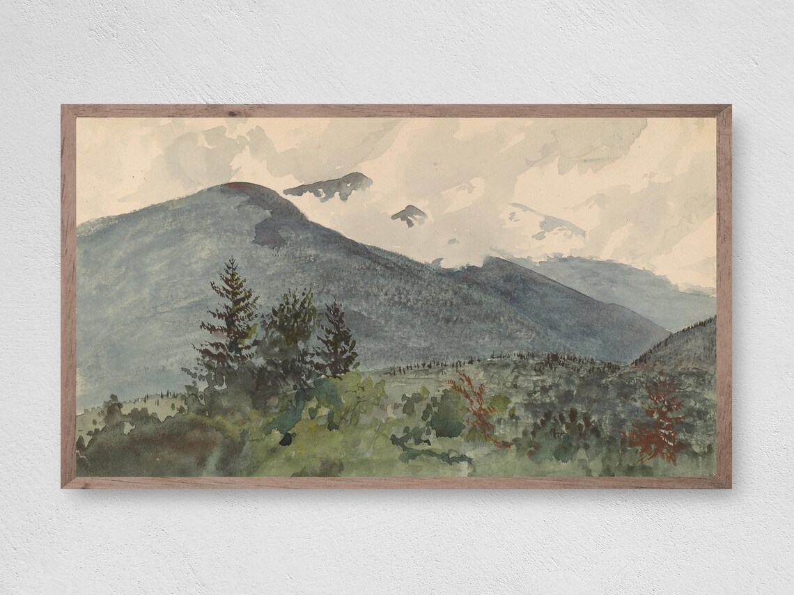White Mountains From Fernalds Hill Art Print