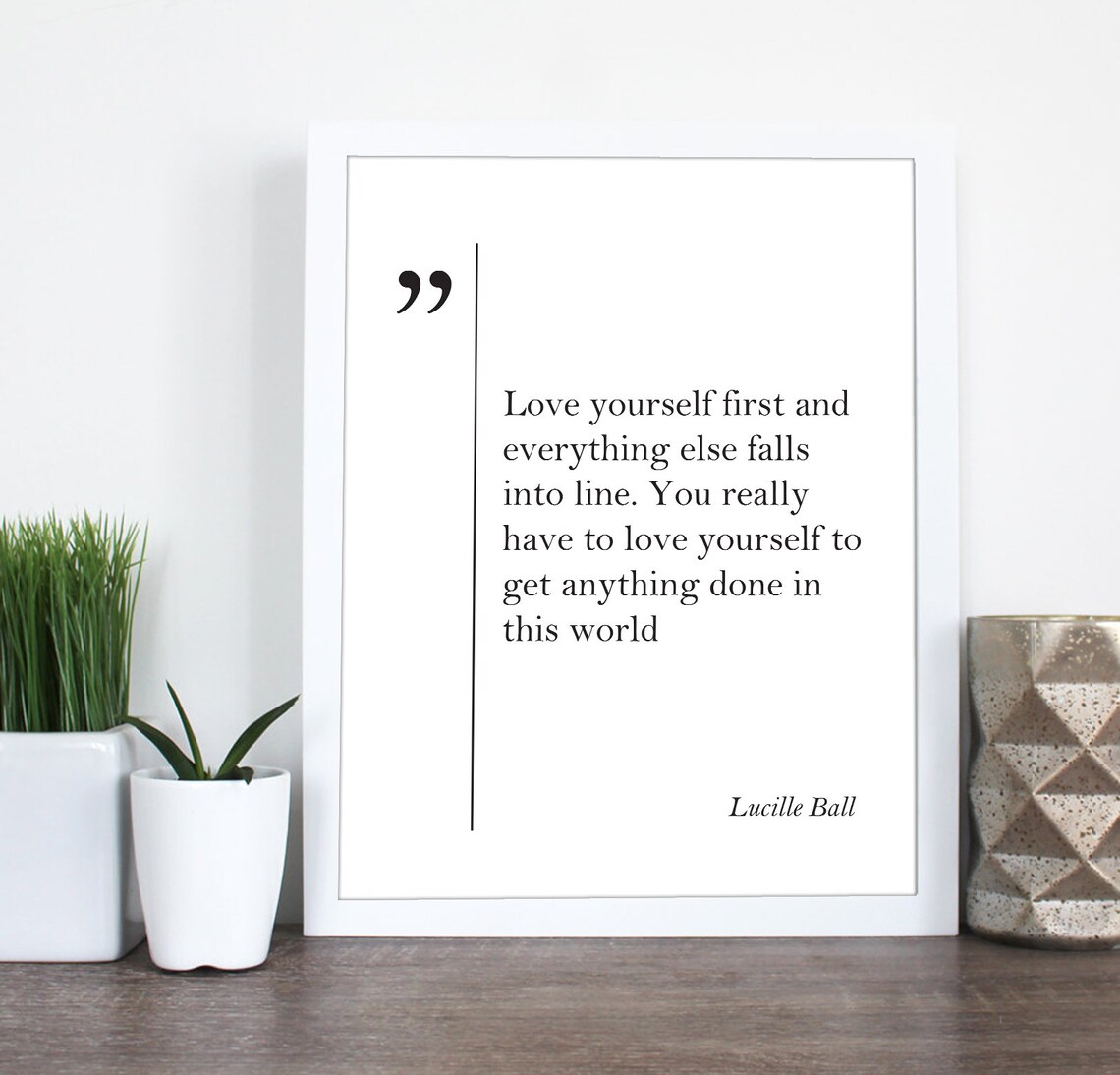 Lucille Ball Quote Motivation Poster Lucille Ball Wall Art Inspirational Motivational Print Teen Gift Lucille Ball Print Minimalist Decor - Image 3