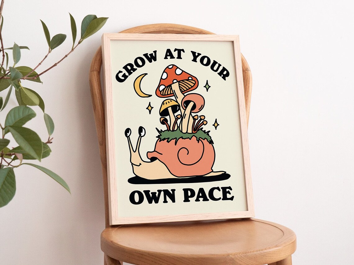 Retro Quote Wall Print, Groovy Classroom Poster - Image 3