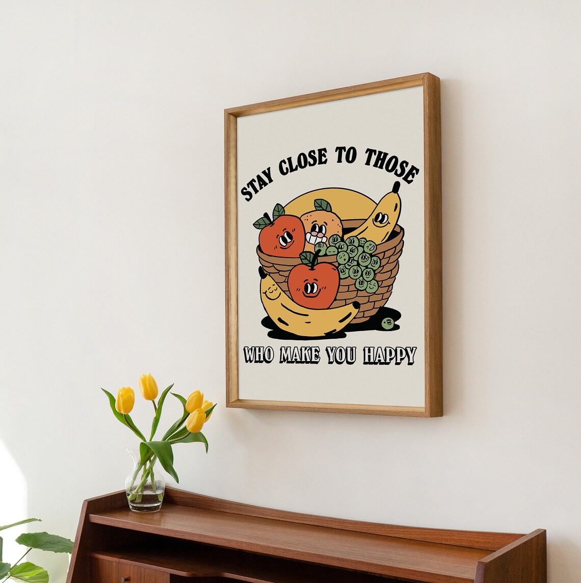 Retro Fruit Print, Vintage Market Illustration - Image 3