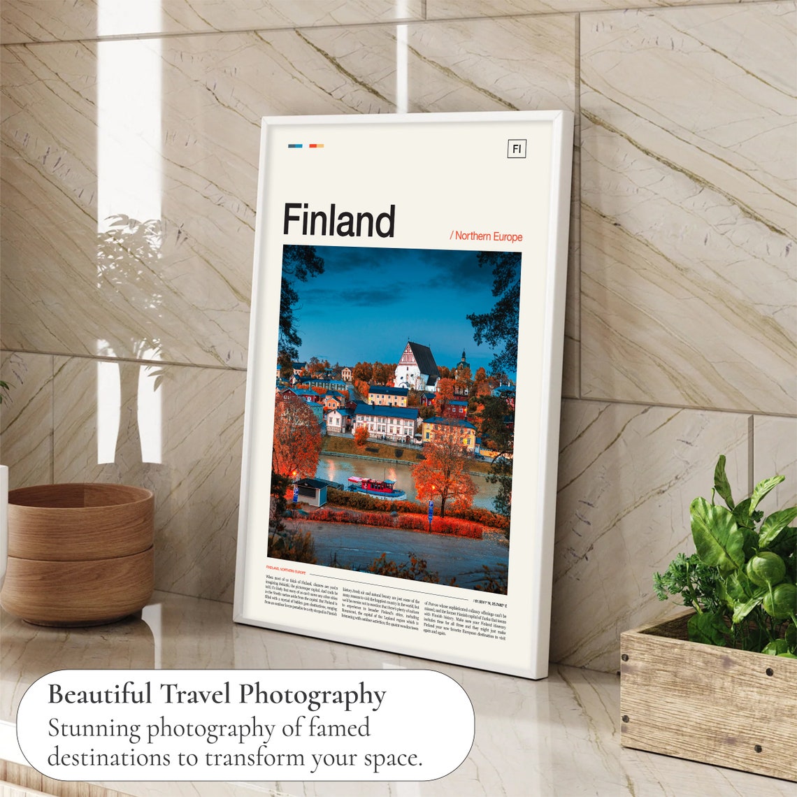 Finland Print Finland Poster Finland Wall Art Finland Art Print Finland Photo Finland Photography Finland Travel Finland Artwork - Image 4
