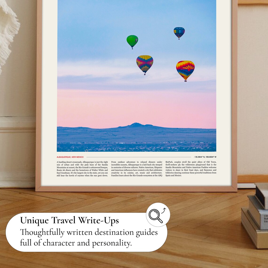 Albuquerque, New Mexico Travel Poster Art Print - Image 2