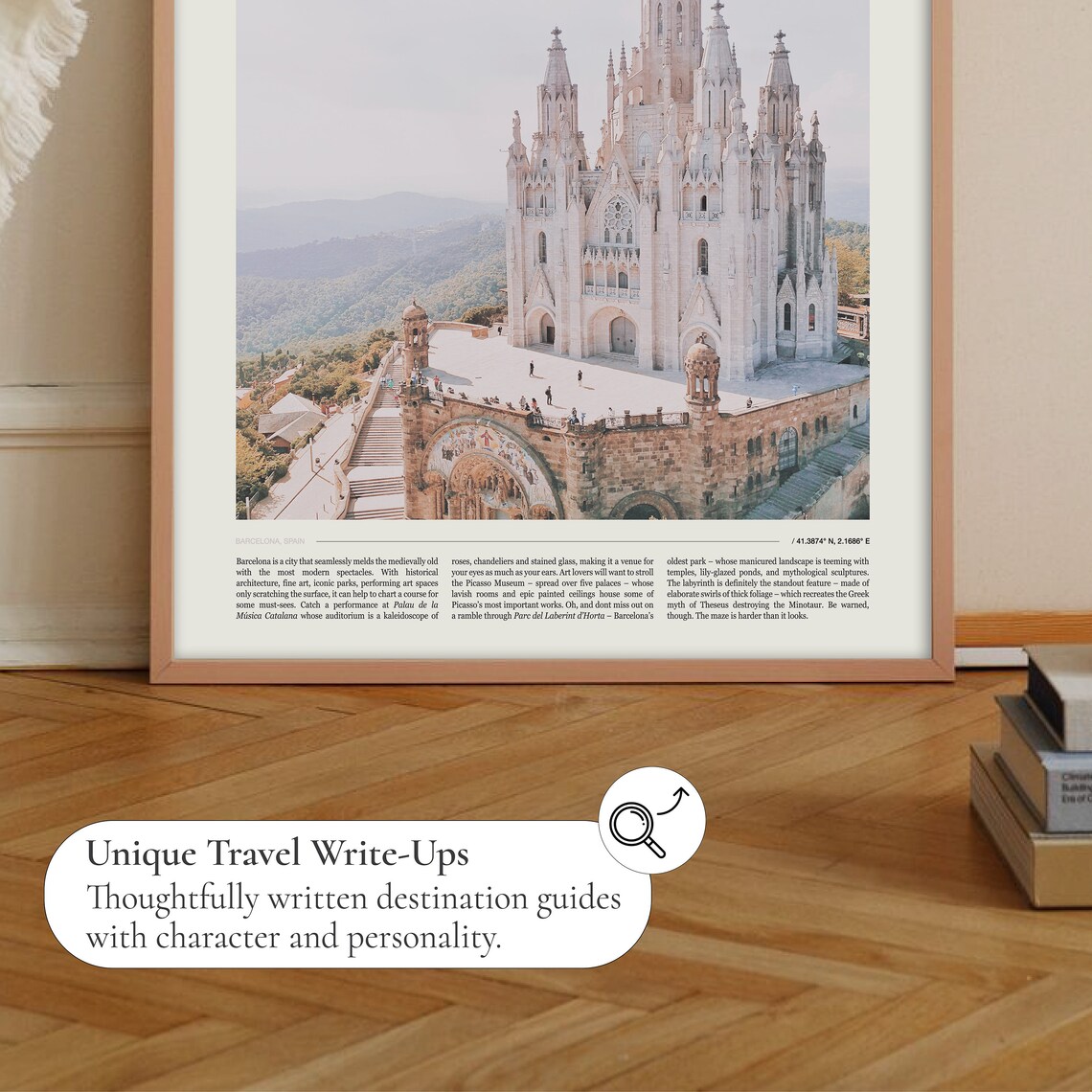 Barcelona Print Barcelona Poster Barcelona Wall Art Barcelona Art Print Barcelona Spain Spain Poster Barcelona Skyline Travel Poster - Image 2