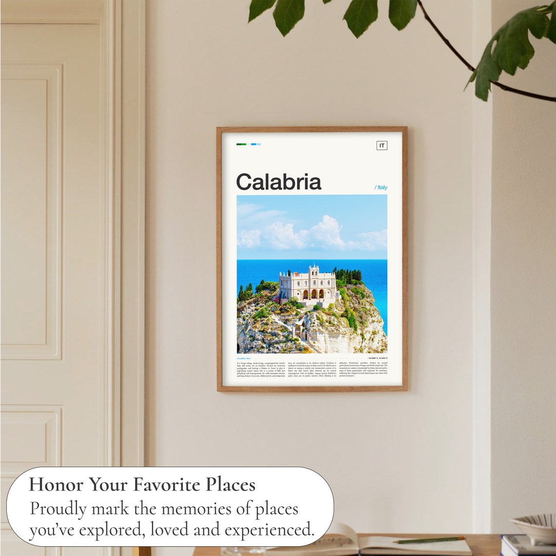 Calabria Print Calabria Poster Calabria Wall Art Calabria Art Print Italy Print Italy Poster Italy Wall Art Calabria Photo - Image 5