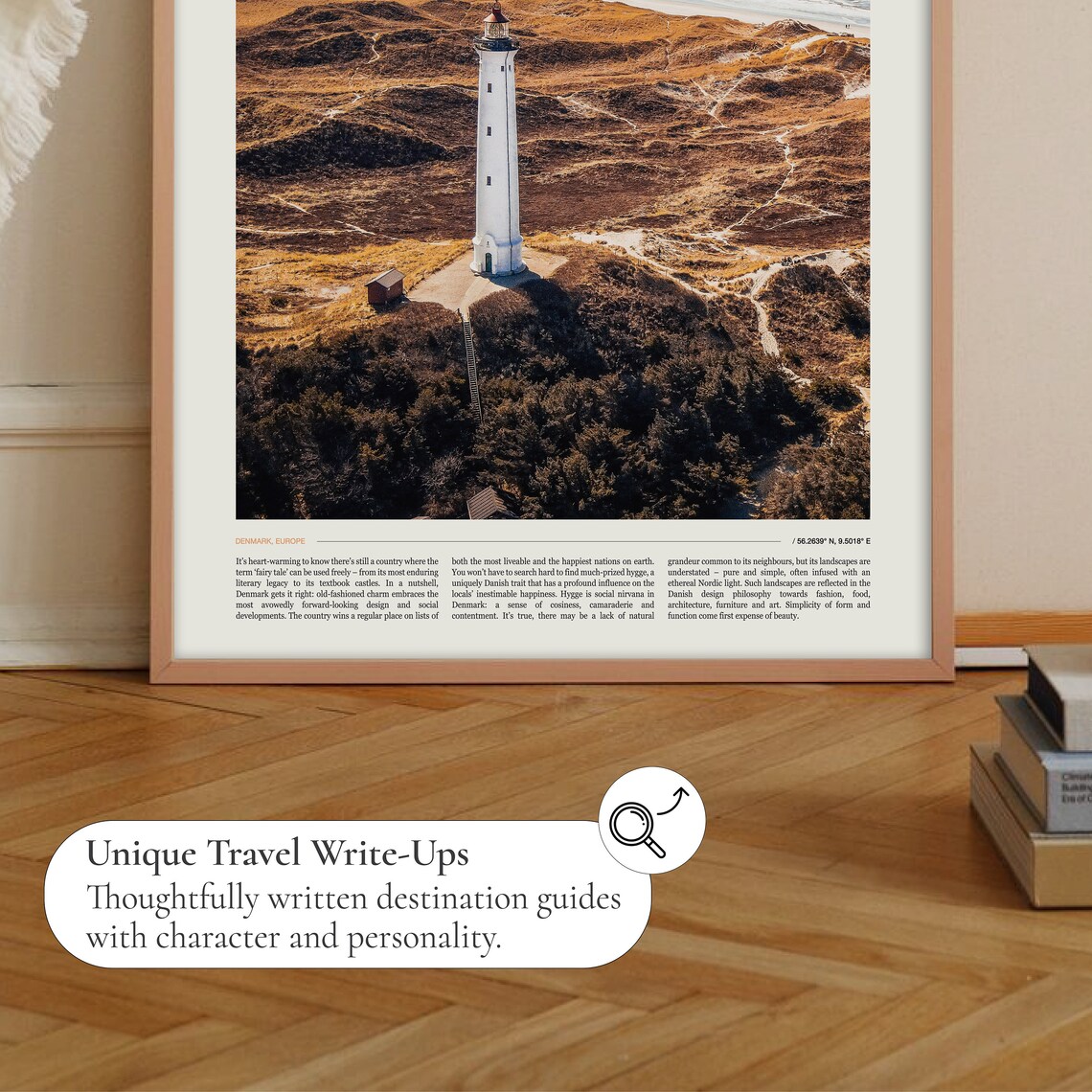 Denmark Europe Lighthouse Dunes North Sea Coast Photo Travel Poster - Image 2