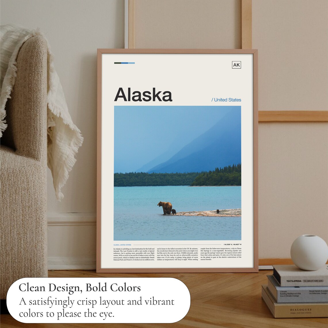 Alaska Travel Photography Poster Print - Image 3