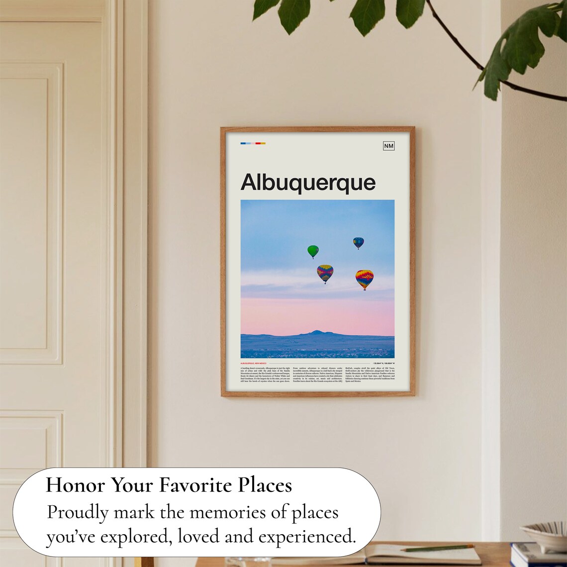 Albuquerque, New Mexico Travel Poster Art Print - Image 5