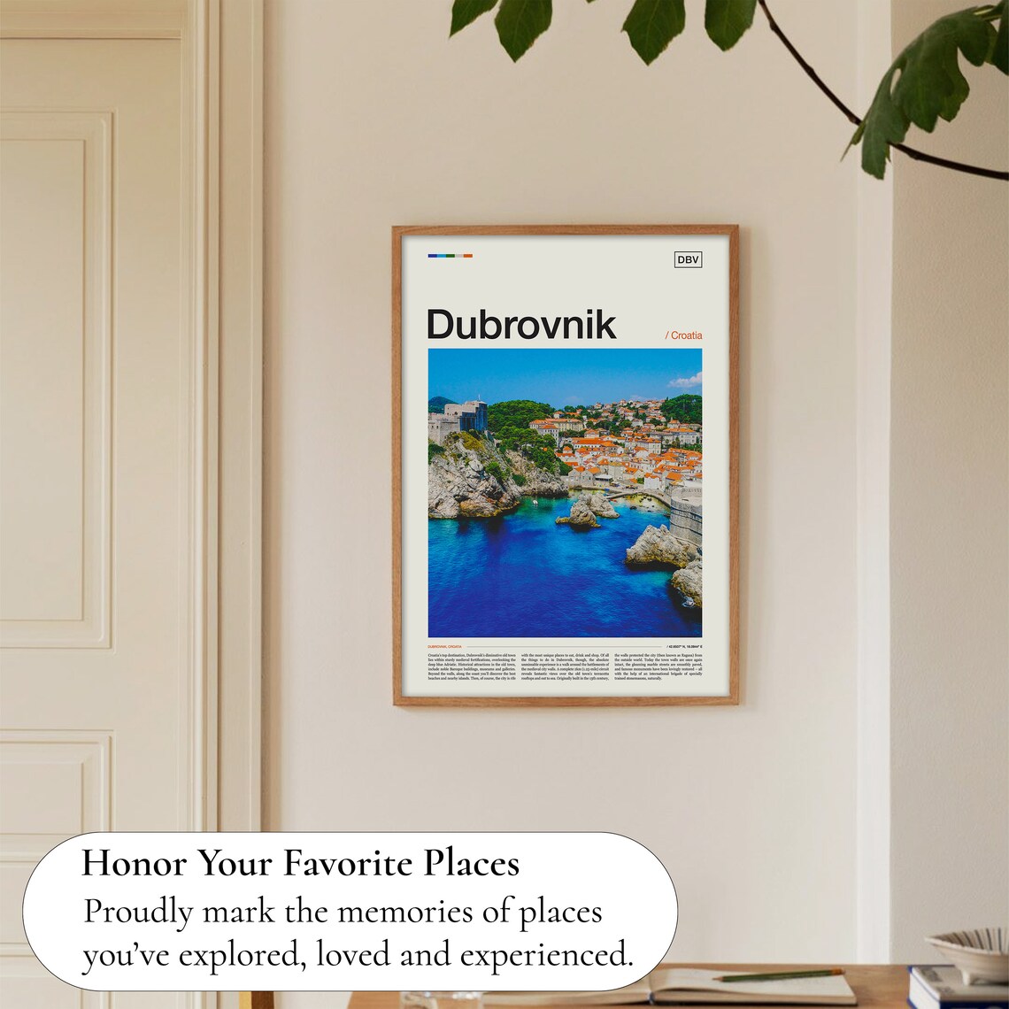 Dubrovnik Print Dubrovnik Poster Dubrovnik Wall Art Dubrovnik Art Print Dubrovnik Photo Croatia Print Croatia Poster Croatia Wall Art - Image 5