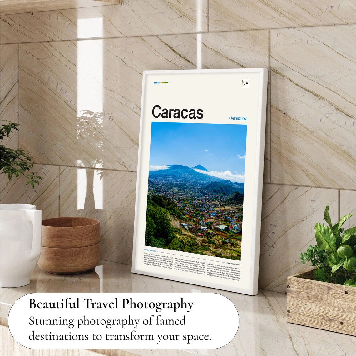 Caracas Print Caracas Poster Caracas Wall Art Caracas Art Print Caracas Artwork Caracas Photo Venezuela Print Caracas Gift - Image 4