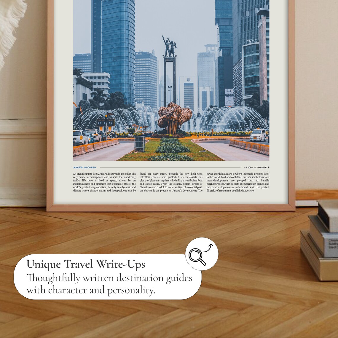 Jakarta Indonesia Travel Poster Print - Image 2
