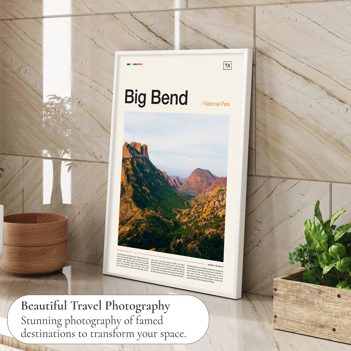 Big Bend National Park Travel Poster - Image 4