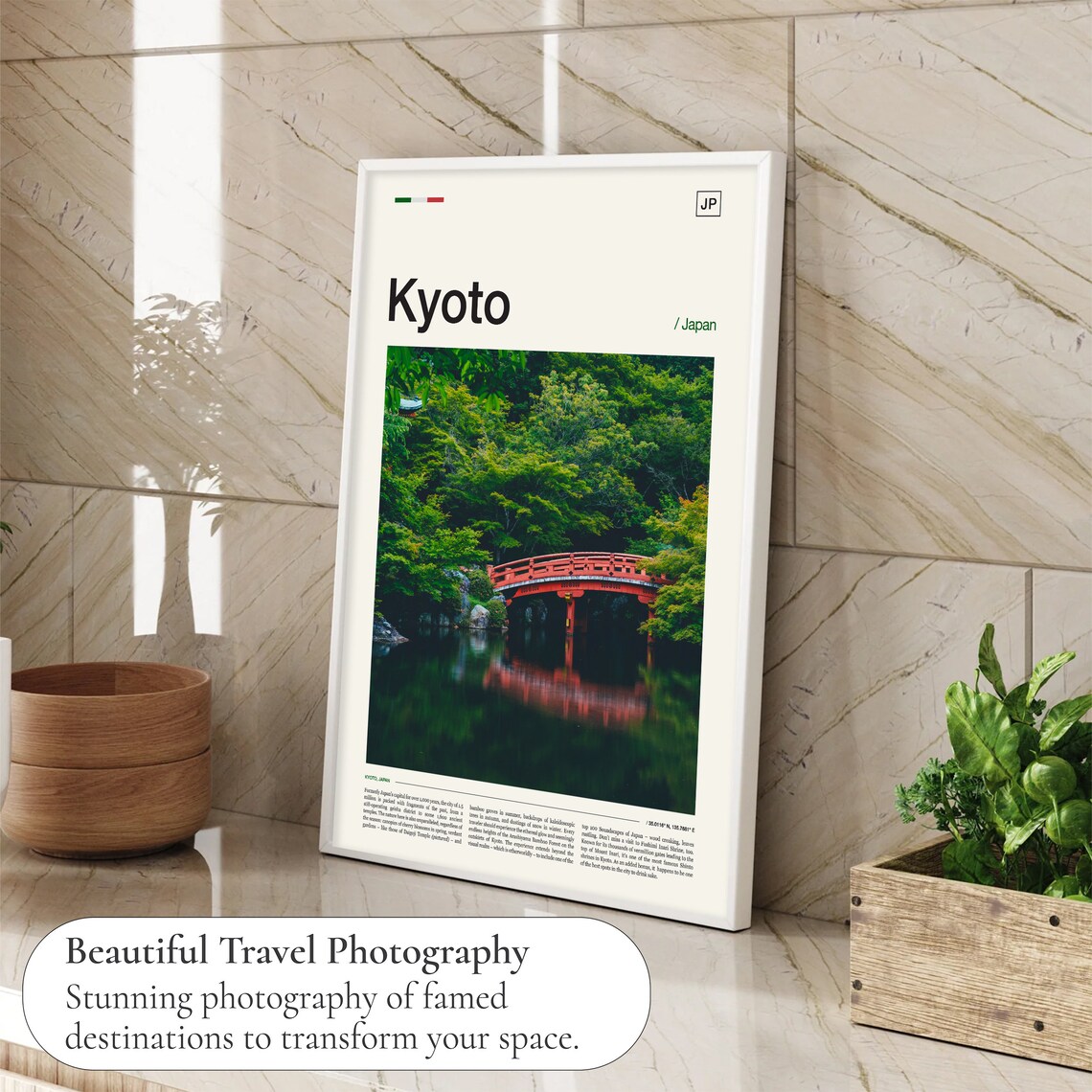 Kyoto Japanese Poster Wall Art Print - Image 4