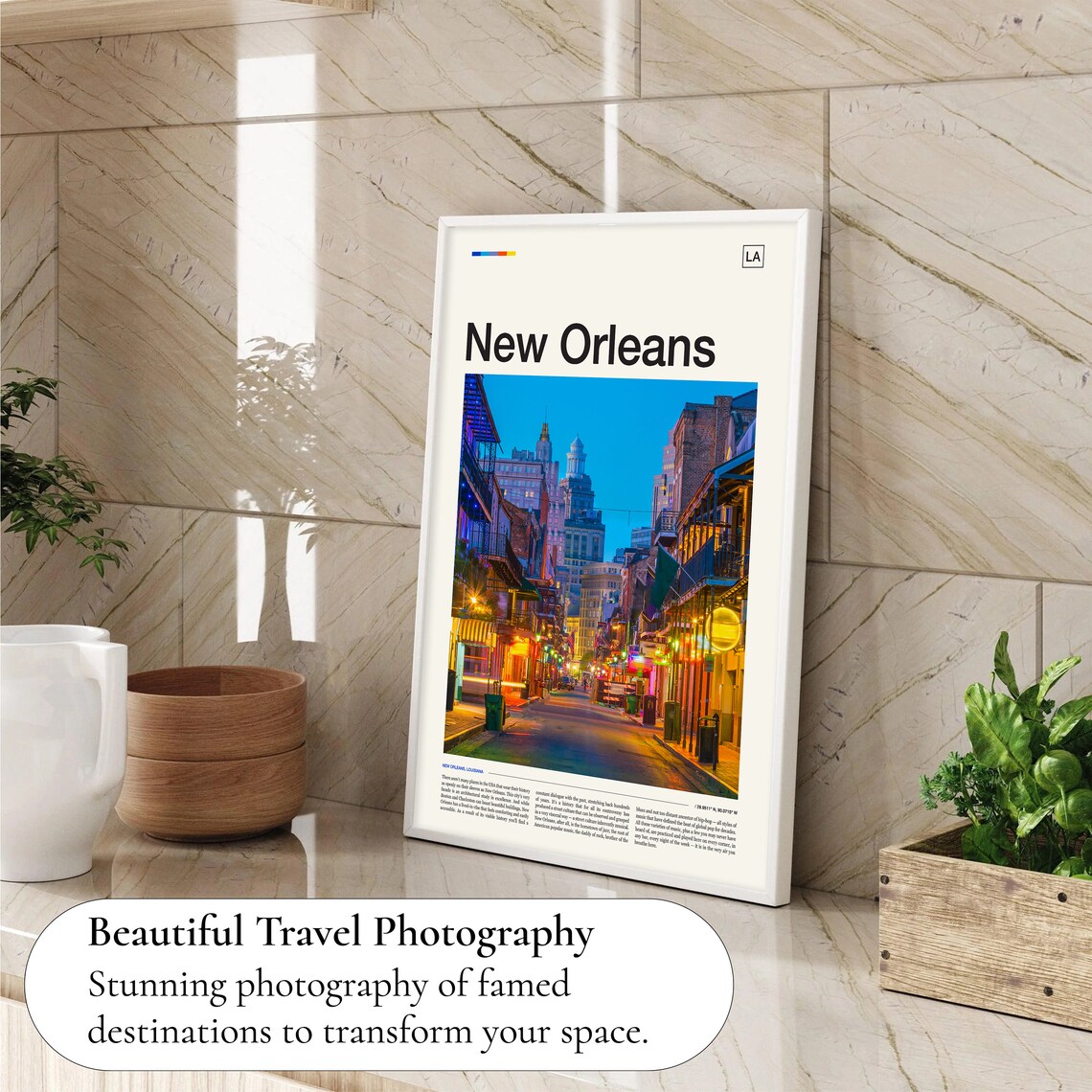 New Orleans French Quarter Bourbon Street Night Lights Photo Poster - Image 4