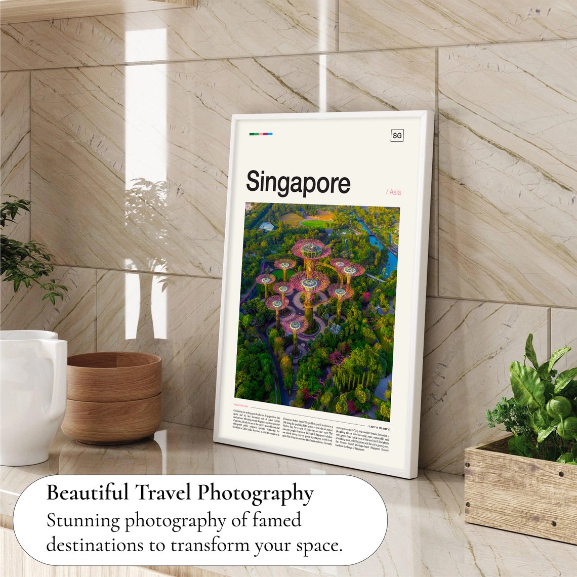 Singapore Print Singapore Wall Art Singapore Art Print Singapore Poster Singapore Travel Print Singapore Photo Singapore Photography - Image 4