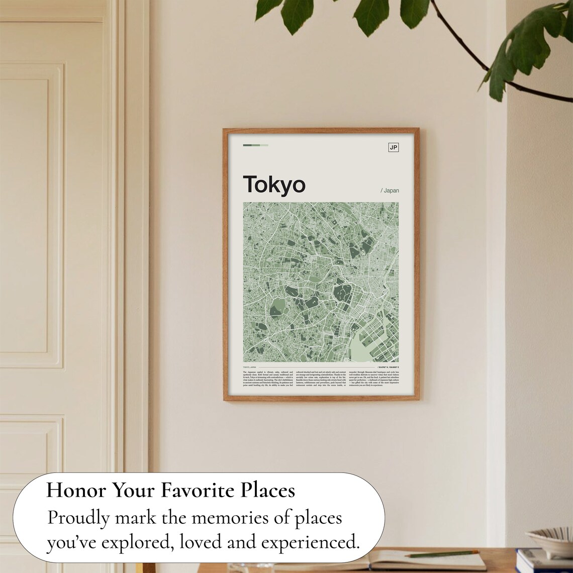 Tokyo Map Poster, Travel Poster Wall Art - Image 5