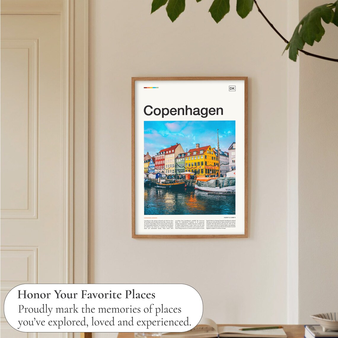 Copenhagen Travel Poster, Denmark City View - Image 5
