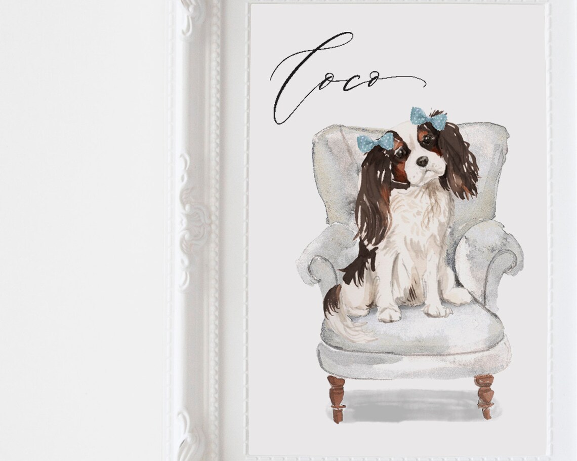Custom Dog Portrait, Watercolor Pet Memorial Art - Image 3