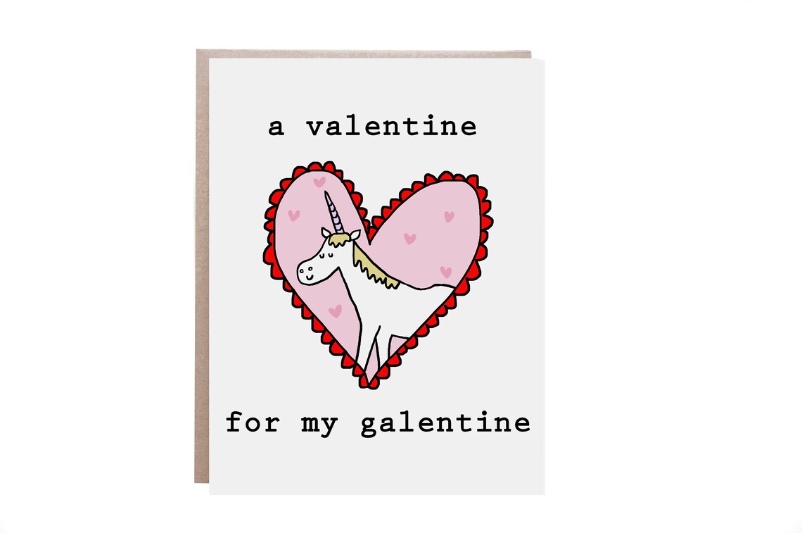 Galentine Valentine For Friend, Valentine's Day Card