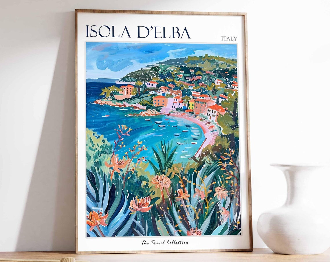 Isola Delba Poster Isola Delba Travel Print Italy Wall Art Italian Travel Print Italian Decor Italian Gift Isola Delba Wall Art