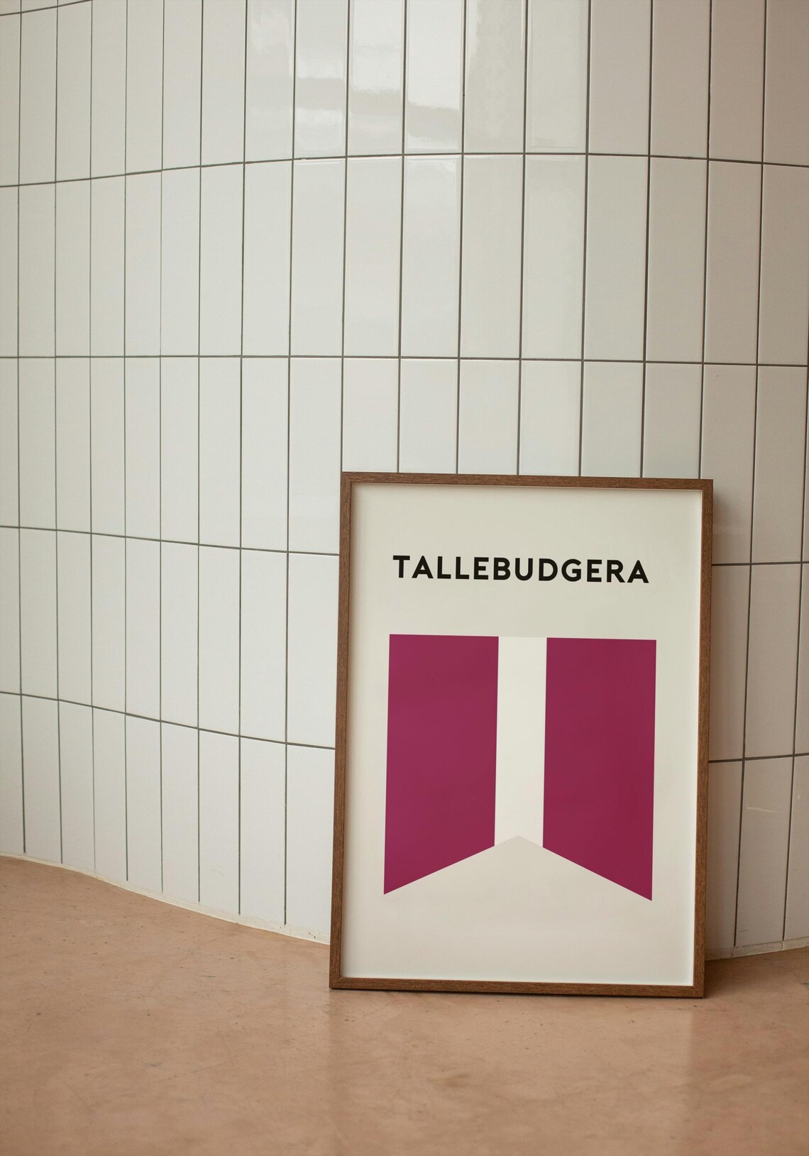 Tallebudgera Surf Lifesaving Beach Flag Coastal Minimalist Art Print - Image 3