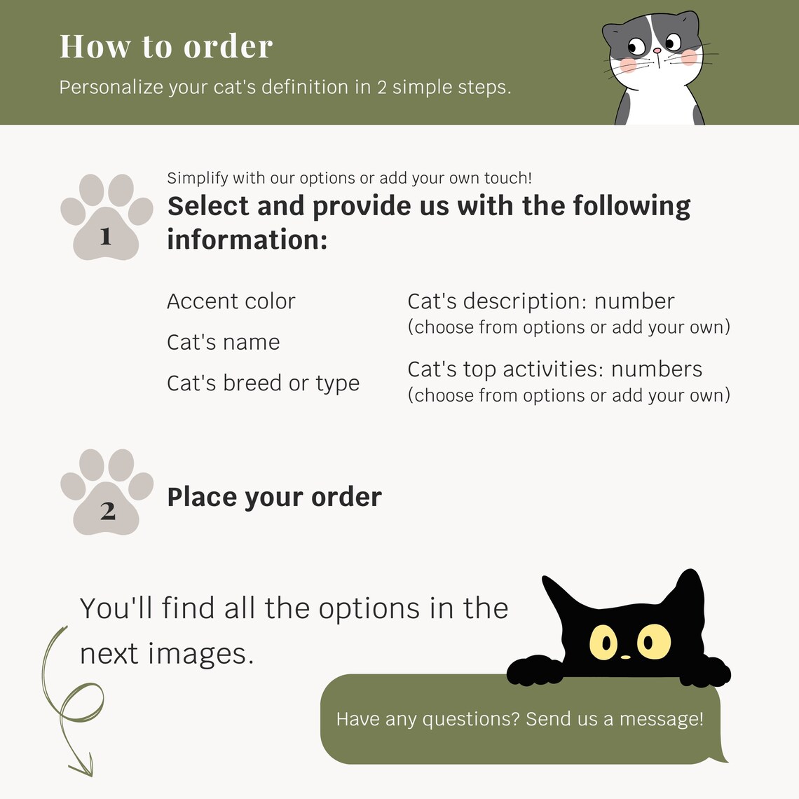 Custom Ragdoll Cat Definition Poster Personalized Sketch Portrait Gift for Owners - Image 3