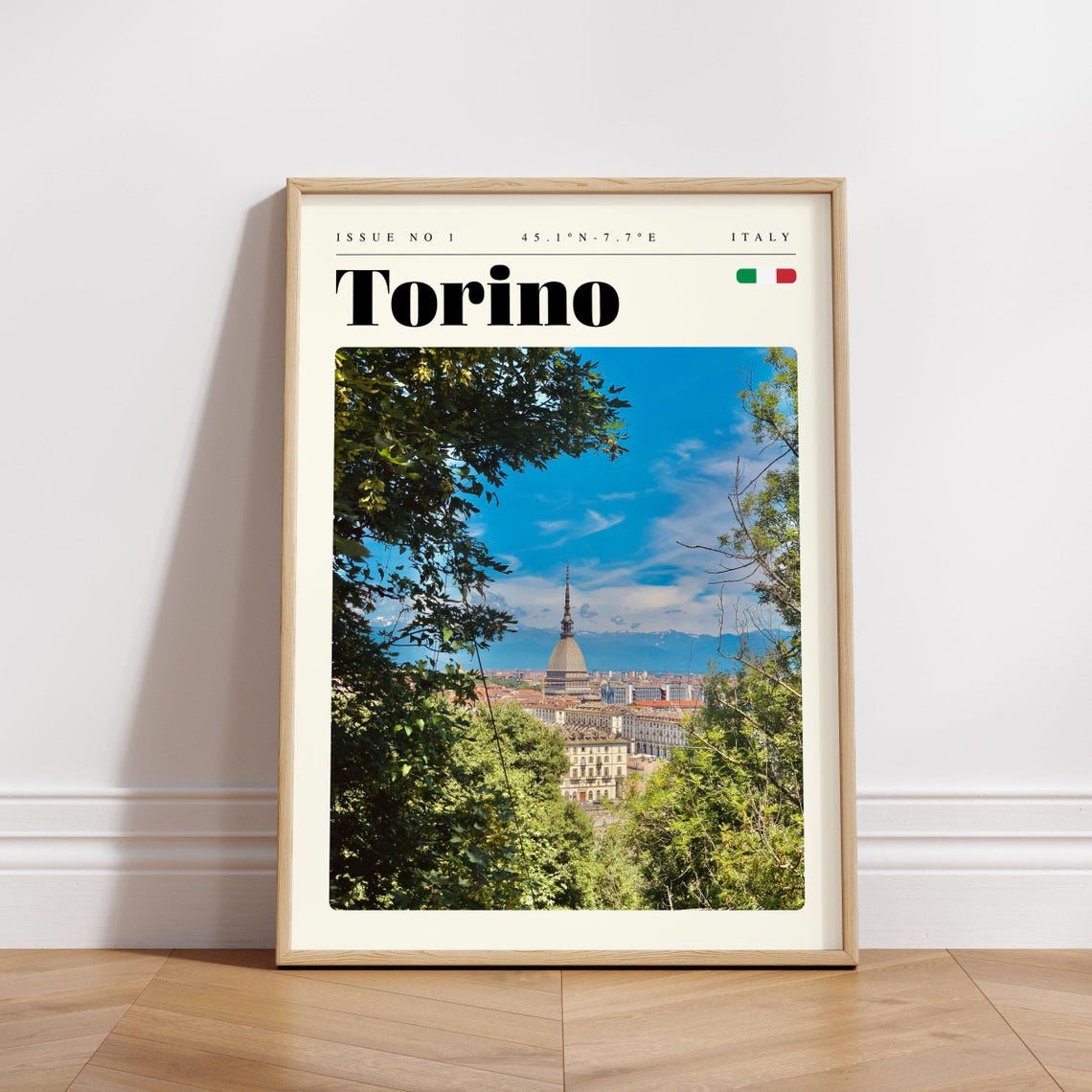 Torino Italy Mole Antonelliana Historic City View Photography Poster - Image 3
