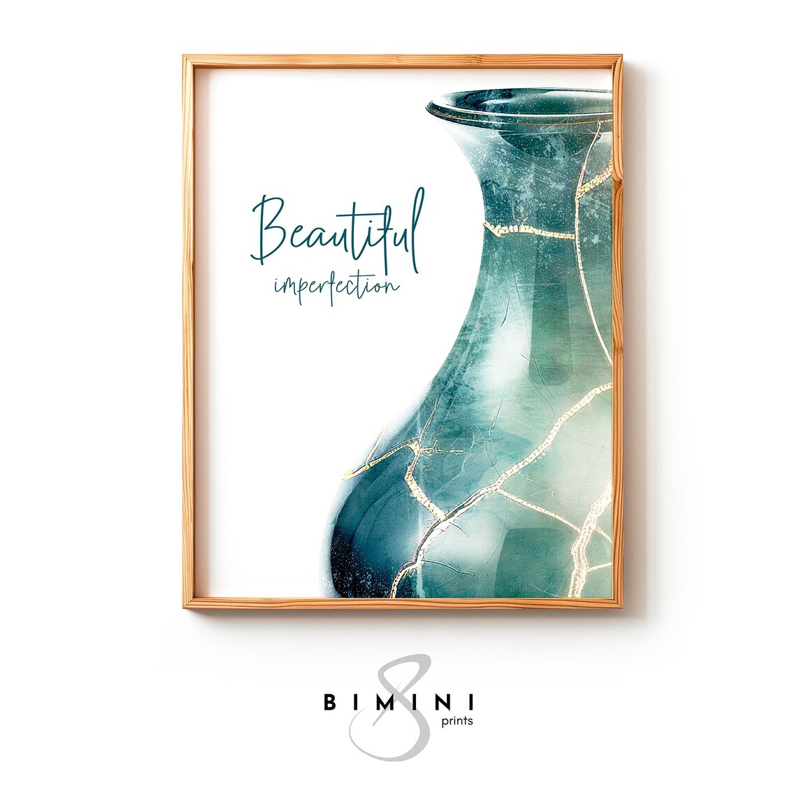 Beautiful Imperfection Kintsugi Vase Art Print, Japan - Image 3