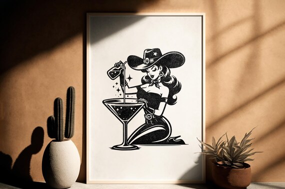 Cowgirl Print, Western Preppy Decor