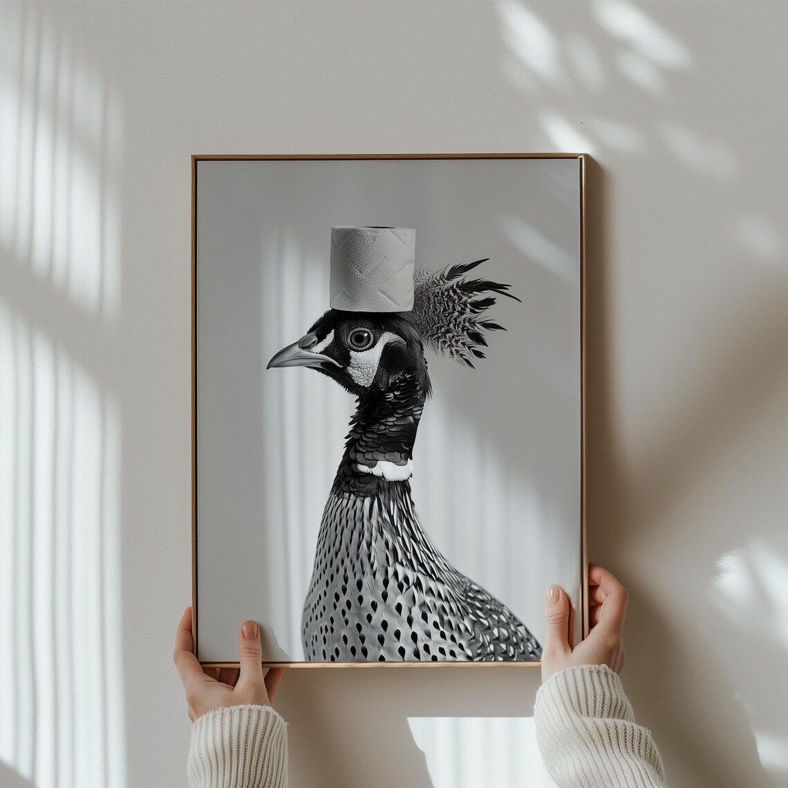 Pheasant Animal Bathroom Poster Print - Image 2