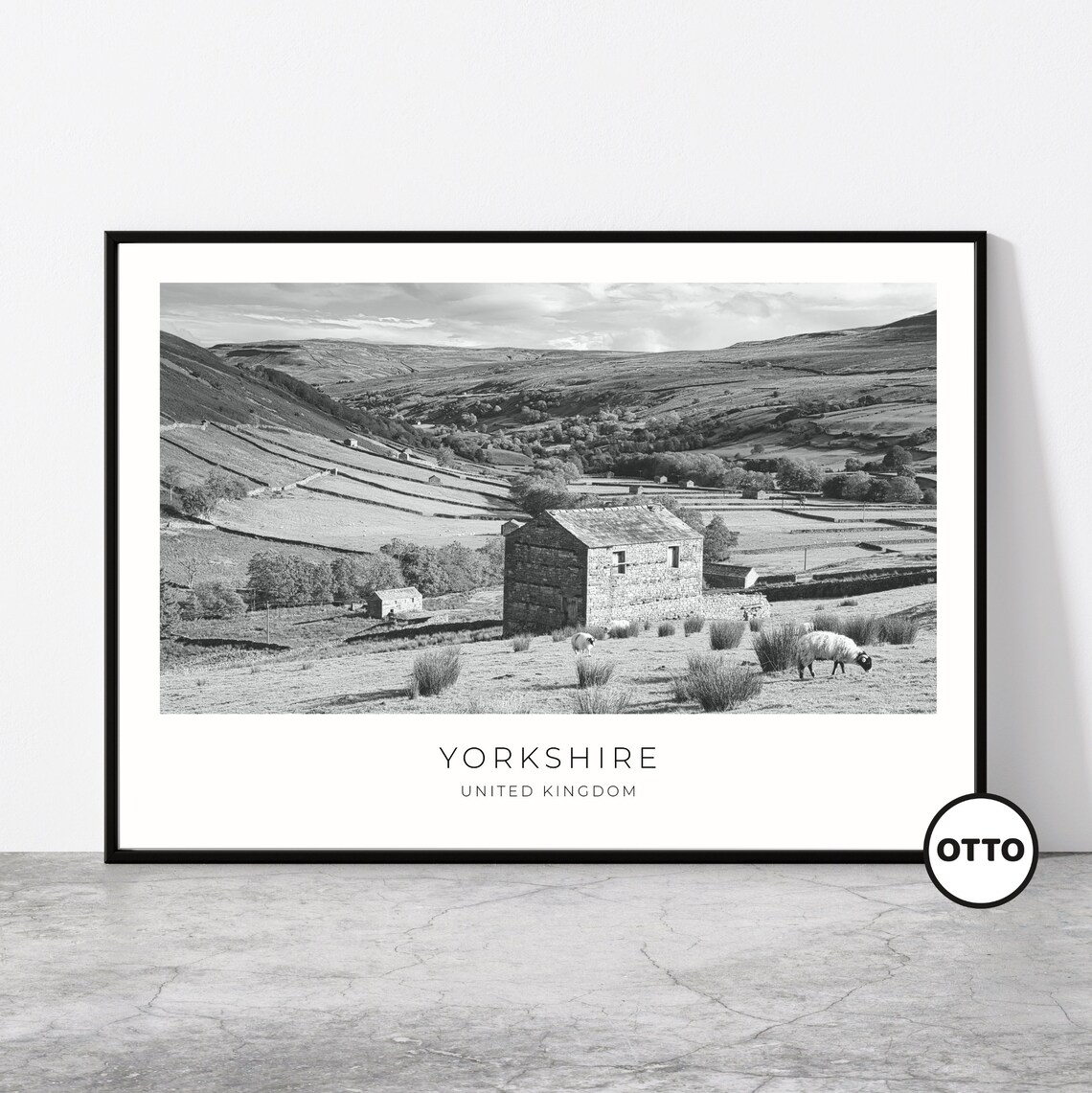Yorkshire Dales, Swaledale England Travel Poster