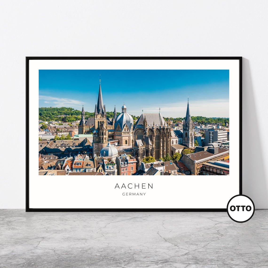 Aachen Wall Art Home Decor Print Aachen Cathedral Art Travel Poster Artful Photo Travel Gift Memento Idea Germany