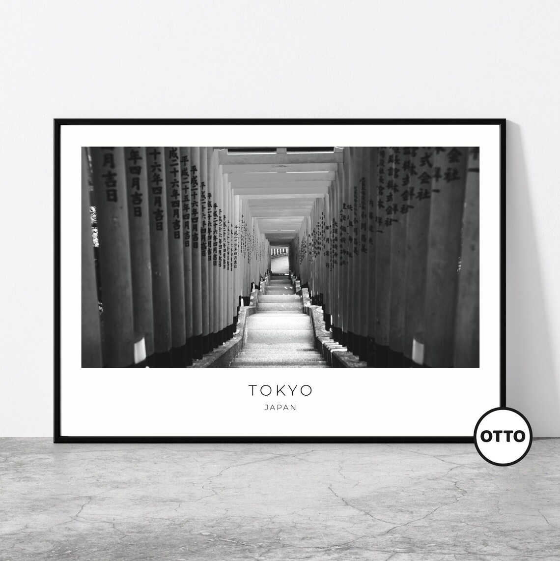 Fushimi Inari Taisha Shrine Tokyo Travel Poster