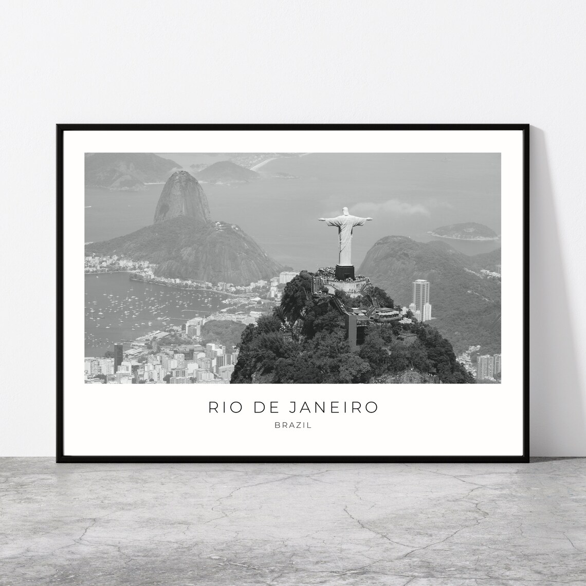 Rio De Janeiro Travel Poster, Christ The Redeemer